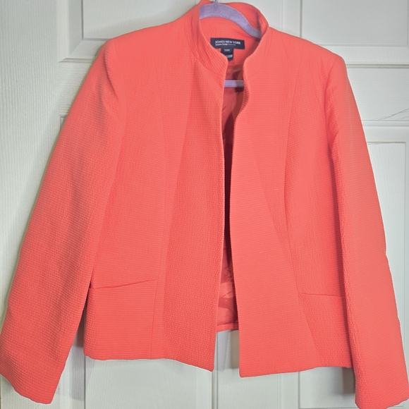 Jones New York Vibrant Red Blazer - Picture 2 of 3